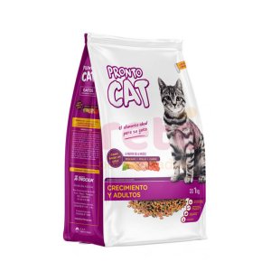 RACION P/GATO 1KG PRONTO CAT CREMIENTO Y ADULTO