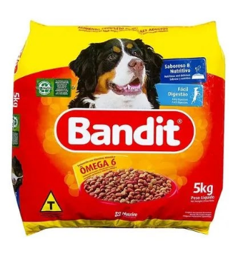 RACION P/PERRO 5KG BANDIT OMEGA 6  BOLSA PLAST