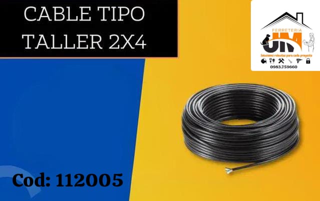 Cable tipo Taller 2x4