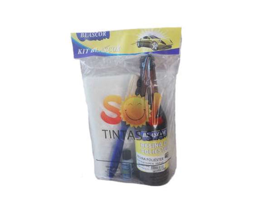 KIT MANTA/FIBRA/RESINA/PINCEL BLASCOR