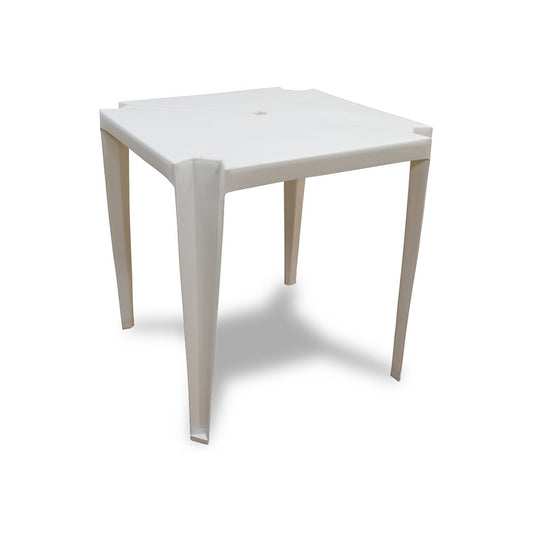 MESA PLASTICO CUADRADO BLANCO TRAMONTINA
