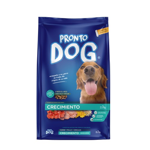 RACION P/PERRO 7KG PRONTO DOG CRECIMIENTO