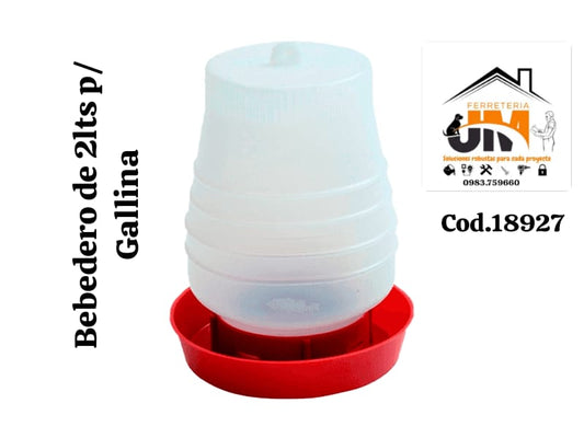BEBEDERO 2L PARA GALLINA