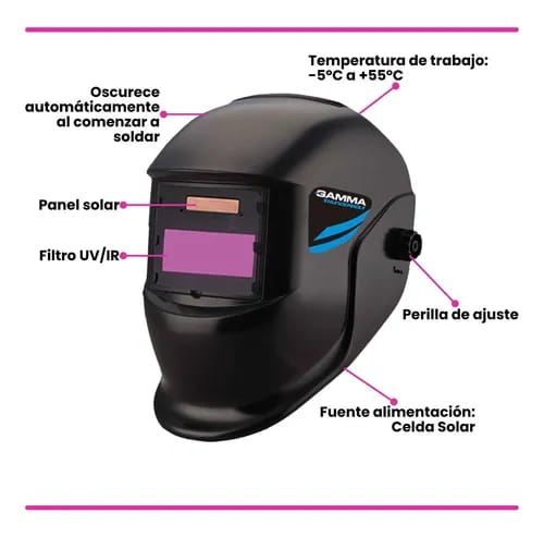 CARETA P/SOLDAR DIGITAL GAMMA THUNDERBOLT