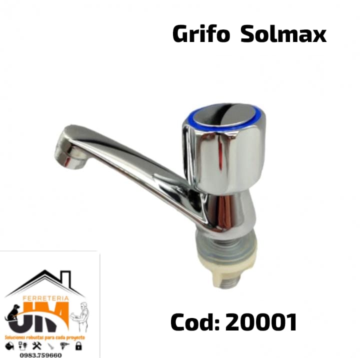 Grifo cromado de Metal    Solmax