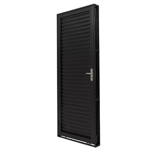 Puerta de Aluminio Negro