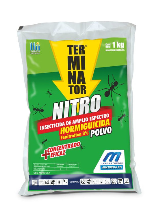 INSECTICIDA POLVO DE 1KG NITROFORMIGA HORMIGUICIDA