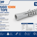 TARUGO 10MM S / TOPE SFOR PLASTICO IV