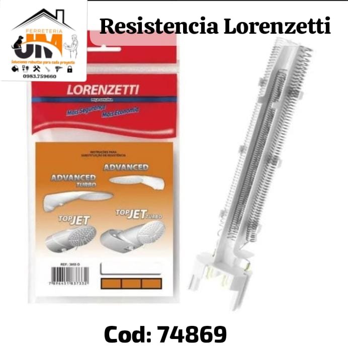 RESISTENCIA LORENZETTI ADVANCE / TOP JET