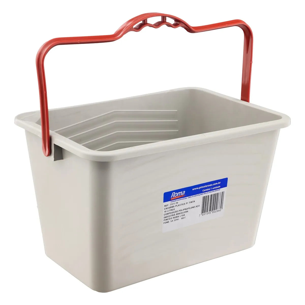 BALDE PLAST.PINT.10LTS  P/PINTOR ROMA             