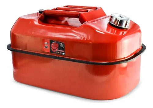 BIDON METALICO 20 LTS ROJO WORKTOOLS