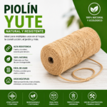 PIOLIN DE YUTE 4KG 800MTS