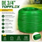MANGUERA 3 / 4 VERDE TRAMONT 3 CAPAS PARA JARDIN