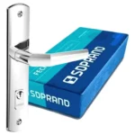 CERRADURA SOPRANO EXTERNA CROMADO ROSETA POP LINE