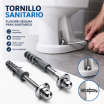 TORNILLO PARA SANITARIO 10MM INODORO