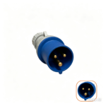 FICHA MACHO IND AZUL 2X16A+T KROLER