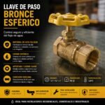 LLAVE PASO 3 / 4 BRONCE ESFERICO 3490-06340