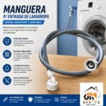 MANGUERA PARA LAVAR 2 00MTS GRIS AGUA - ENTRADA