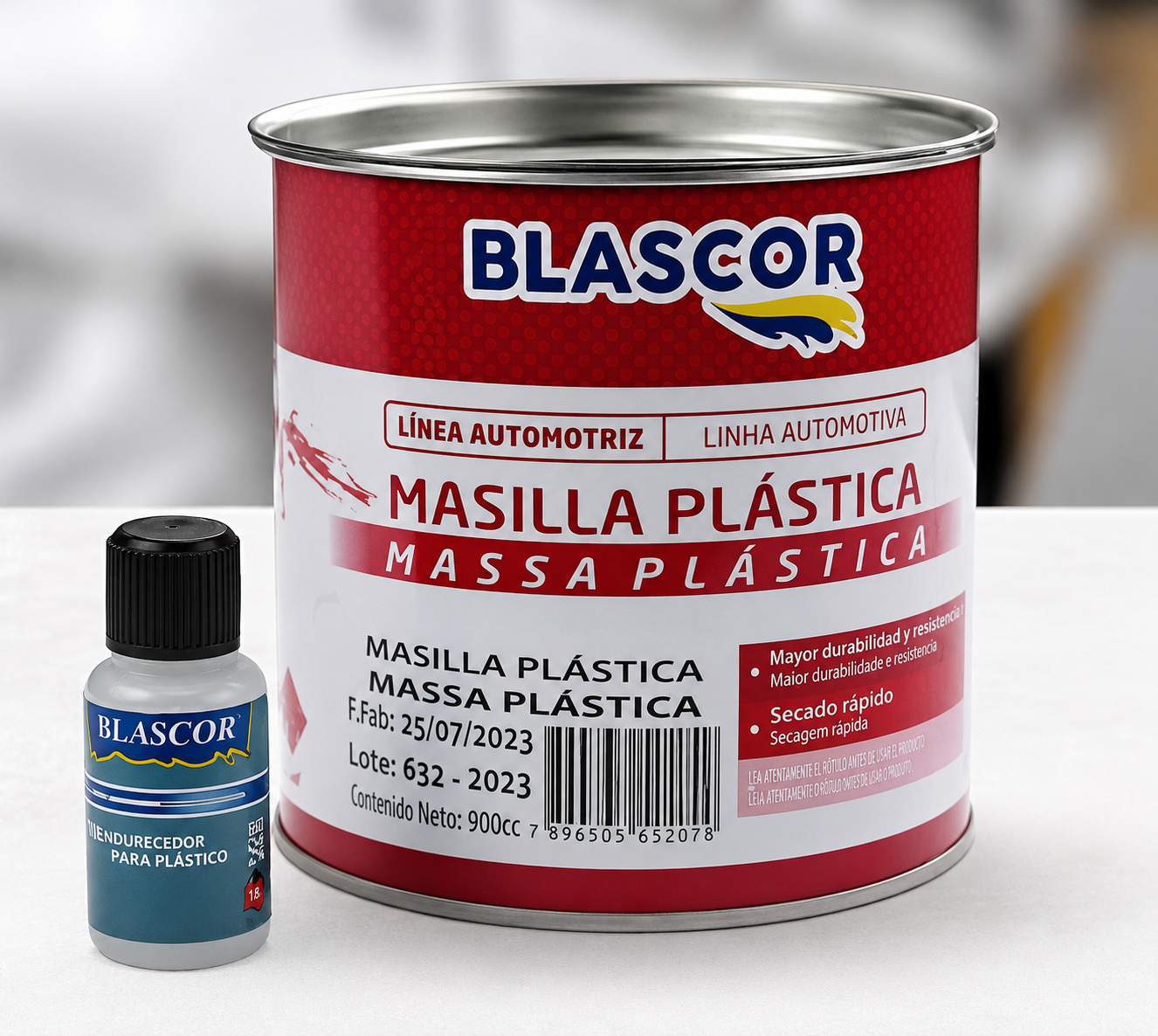 MASILLA PLASTICA BLASCOR 1KG MASILLA PLASTICO 1KG BLASCOR - Imagen 1