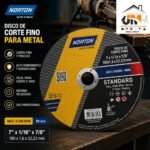 DISCO CORTE NORTON 7 180X1 6 PARA HIERRO