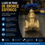 LLAVE PASO BRONCE 1 ESFERICO PROFIELD 14809