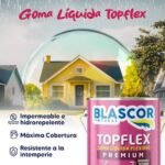 PINTURA GOMA TOPFLEX 3 6LTS BLANCO GOMA LIQUIDA