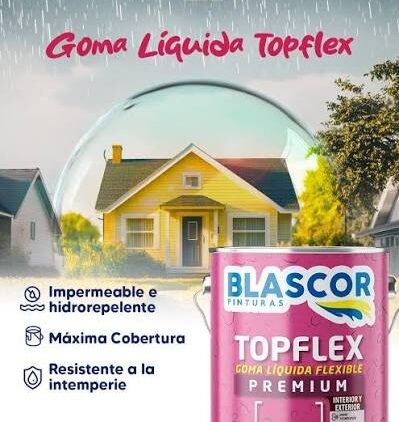PINTURA GOMA TOPFLEX 2O LTS PINTURA GOMA TOPFLEX 3 6LTS BLANCO GOMA LIQUIDA - Imagen 1