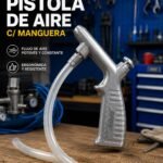 PISTOLA PARA AIRE C / MANGUERA 1 / 4 SUPREMA NYLON