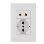 PLACA SHUKO / TOMA ELEKTRON BLANCO PARIS LIGHT