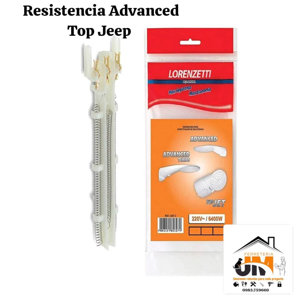 RESISTENCIA RESISTENCIA WR PARA ADVANCE / TOP JET 220V 5500W REP LORENZE - Imagen 1