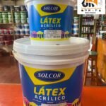 PINTURA LATEX ACRIL 3 6LTS SOLCOR BLANCO