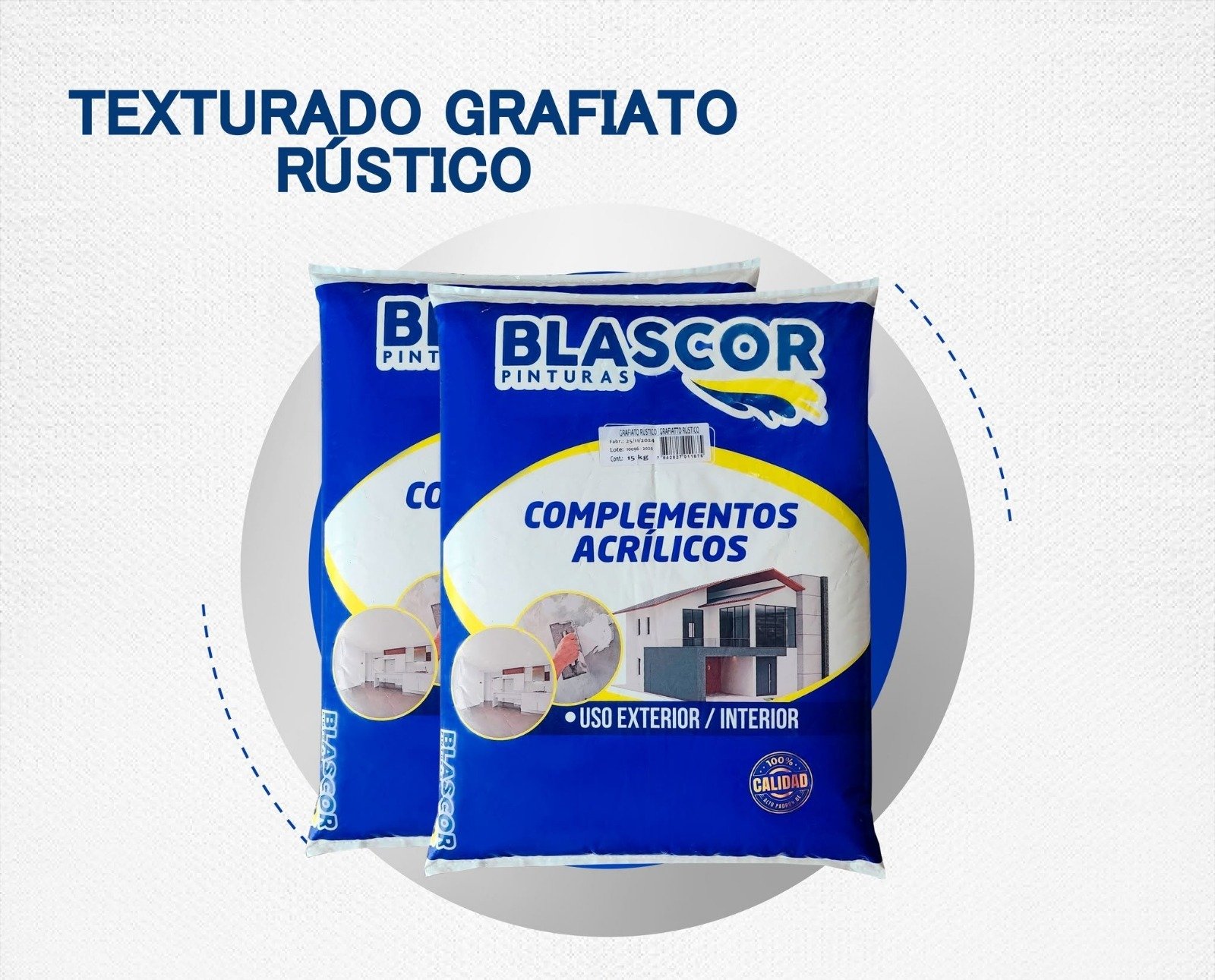 TEXTRAS BI-GRAFIATTO RUSTICO BLASCOR 15KG - Imagen 1