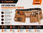 CINTURON PARA HERRAMIENTAS CARPINTERO TRUPER 13COMP 11537