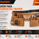 CINTURON PARA HERRAMIENTAS CARPINTERO TRUPER 13COMP 11537