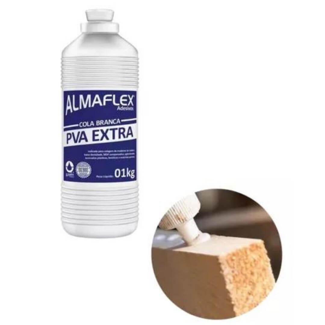 ADHESIVO COLA BLANCA PVA 500GR ALMAFLEX
