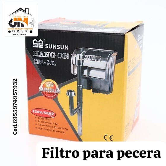FILTRO ACUARIO HBL-501 SUNSUN C / CASCADA
