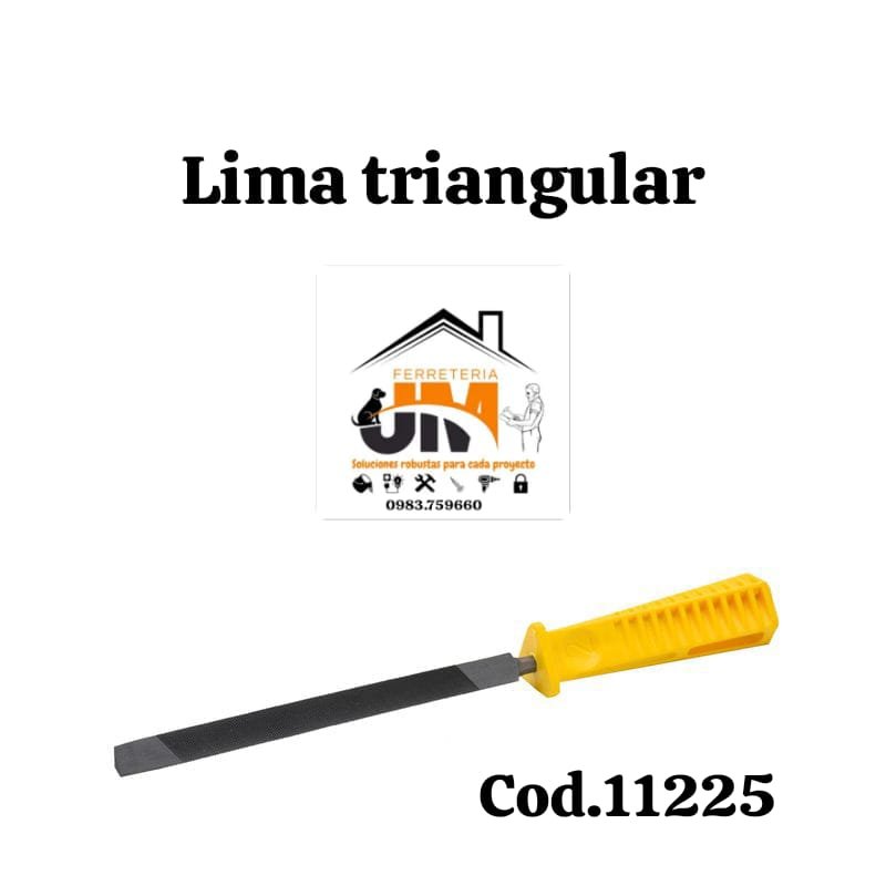 LIMA TRIANGULAR CORNETA C / MANGO
