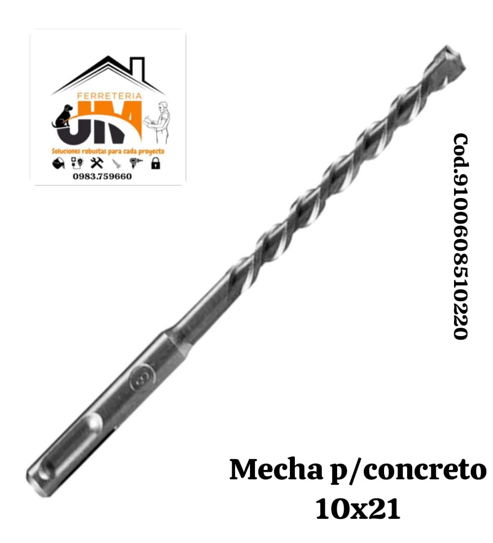 MECHA PARA CONCRETO 10X210MM PROF
