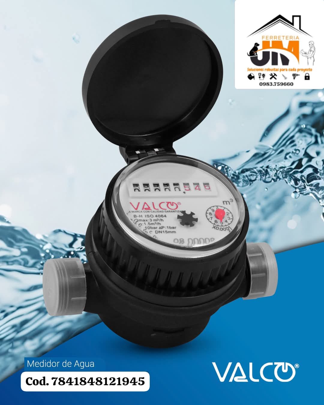 MEDIDOR AGUA VALCO C