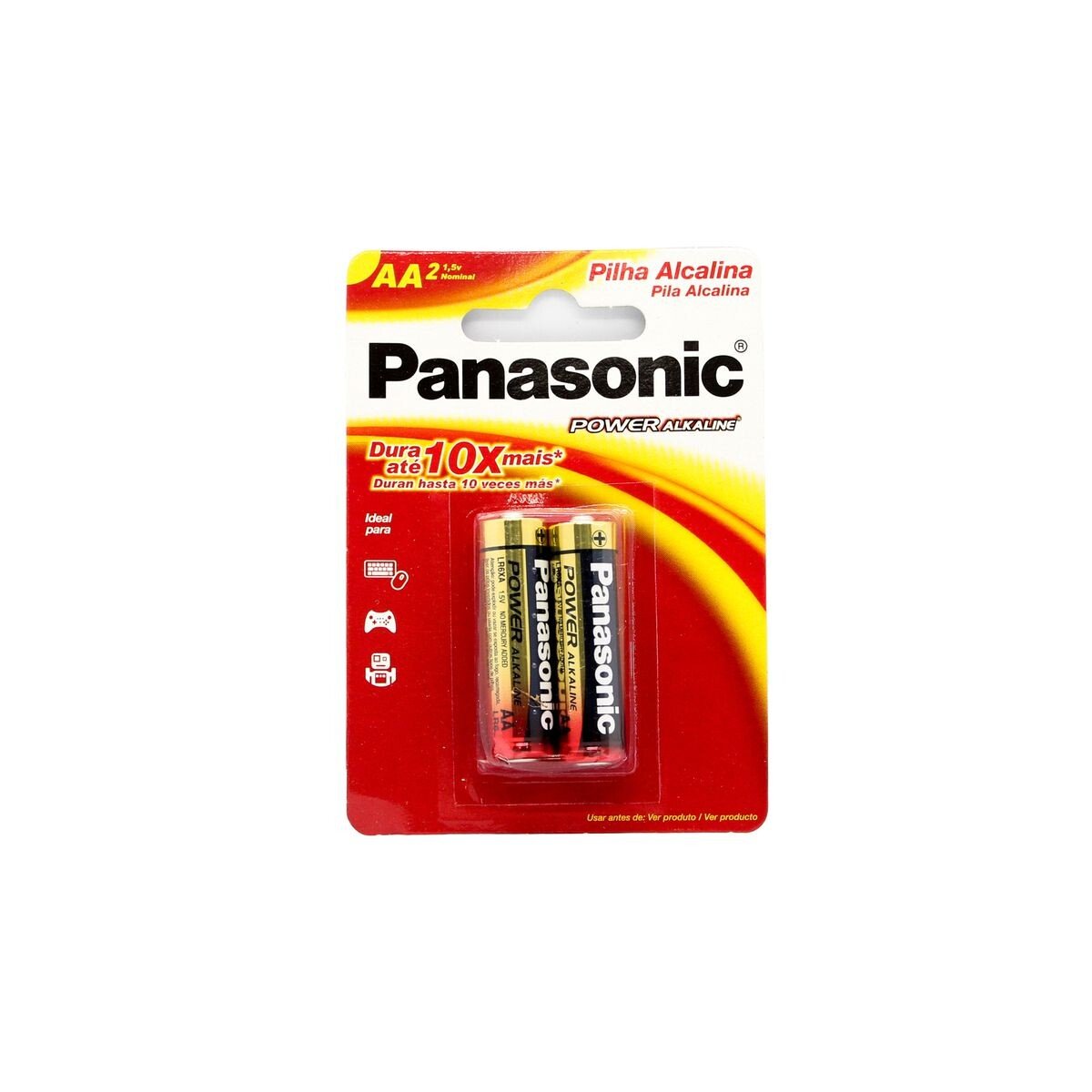 PILA PANASONIC ALCALINAS AA BL2