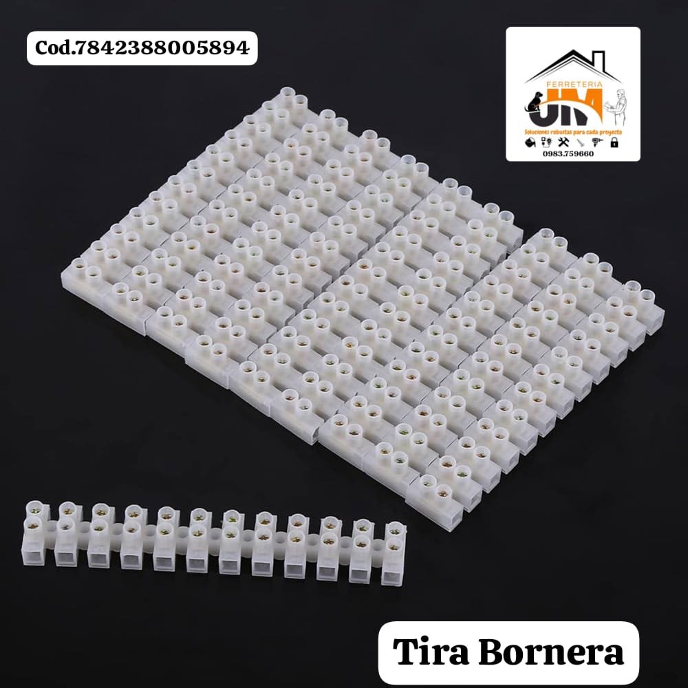 TIRA BORNERA 04MM CONECTOR NYLON X TIRA