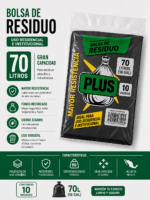 BOLSA 070LTS PARA RESIDUO 10UNID RESISTENTE