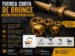 TUERCA BRONCE 1 / 4 CORTO