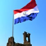 BANDERA PARAGUAY 90X145CM 23804
