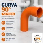 CURVA PV BAJ ELECT 25MM-3 / 4 NARANJA CONDUIT