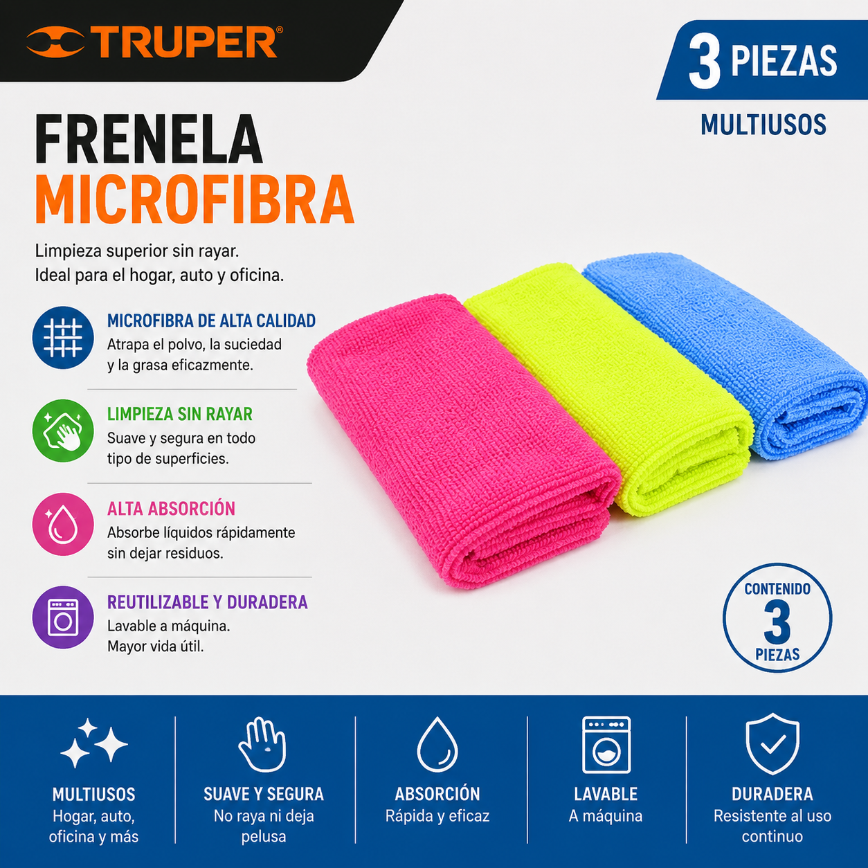 FRANELA MICROFIBRA 3UNID JASPE
