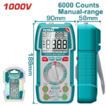 MULTIMETRO DIGITAL TOTAL 1000V(6000CUENTA