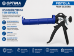PISTOLA PARA SILICONA OPTIMA EN TUBO 9