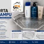 PORTA SHAMPOO CROMADO GIOSUL ESQUINA