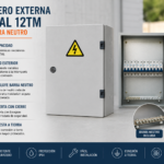 TABLERO EXTERNA METAL 12TM C / BARRA NEUTRO METALDIR